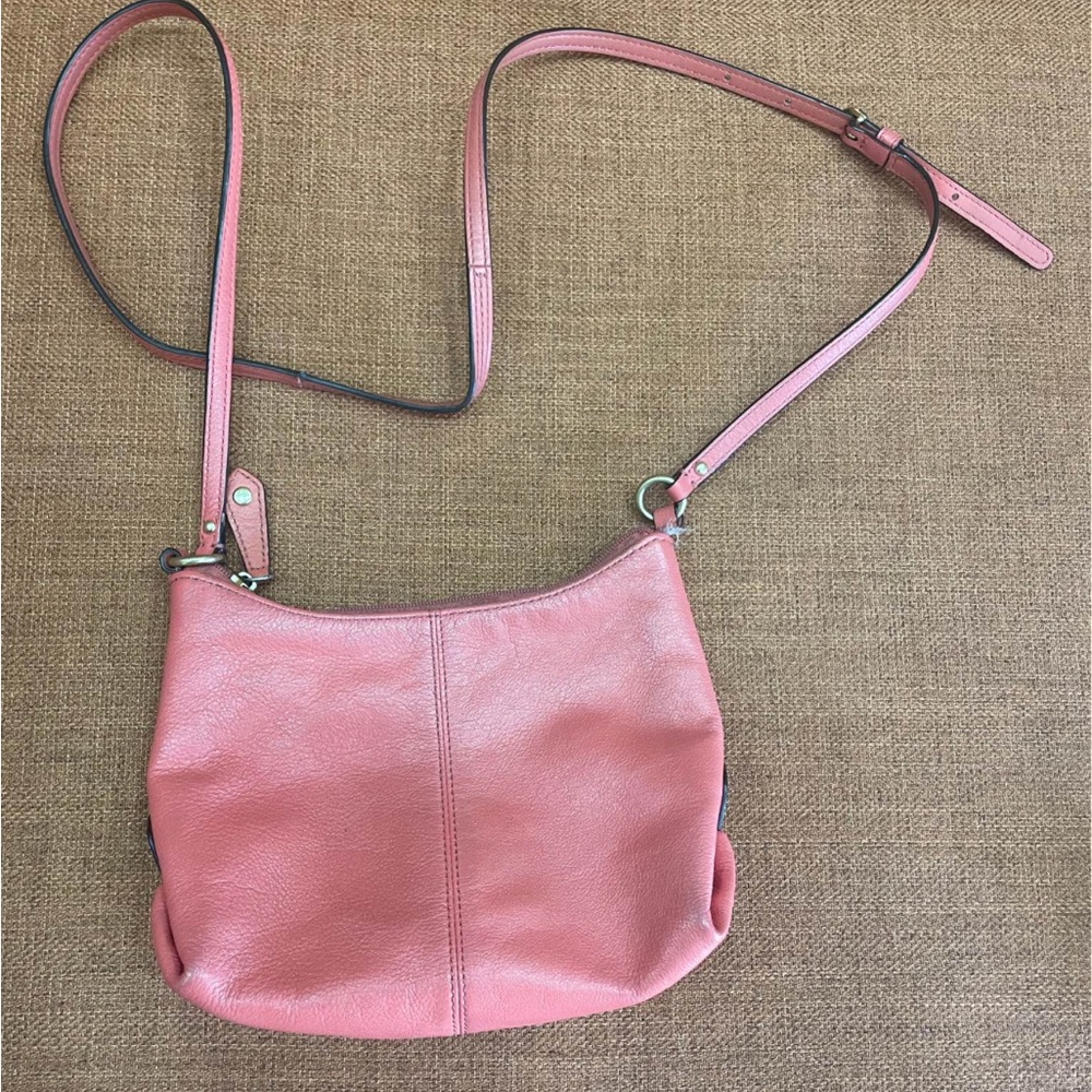 Coach Pink Blush Leather Crossbody Bag - Picture 2 of 5
